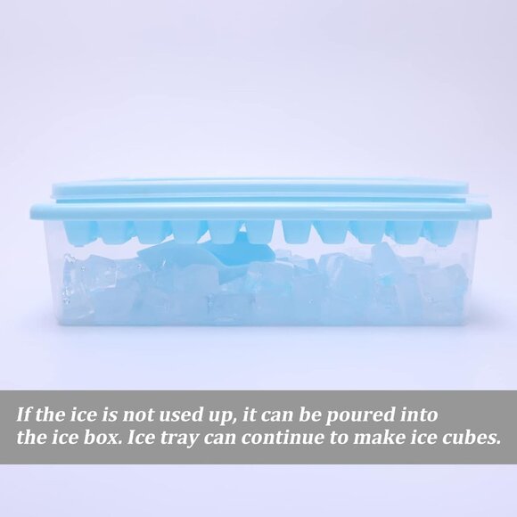 SFL Ice Cube Tray With Lid And Bin,55x3 Pcs Silicone Ice Cube Molds,Ice Trays Fo - Picture 6 of 8